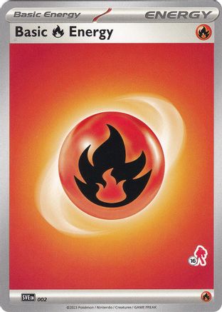 Image of Basic Fire Energy - Armarouge 16 002  Battle Academy 2024 - Unconfirmed
