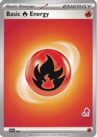 Image of Basic Fire Energy - Armarouge 38 002  Battle Academy 2024 - Unconfirmed