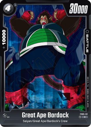 Image of Great Ape Bardock (FS05-02) - Starter Deck 5 Bardock