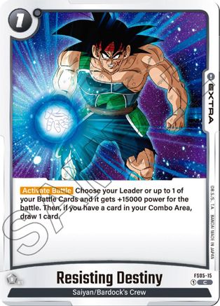 Image of Resisting Destiny (FS05-15) - Starter Deck 5 Bardock