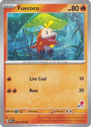 Image of Fuecoco - Armarouge 42 023  Battle Academy 2024 - Common