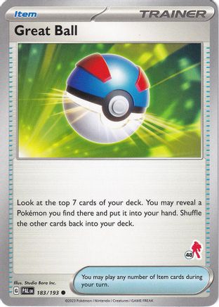 Image of Great Ball - Armarouge 48 183  Battle Academy 2024 - Common