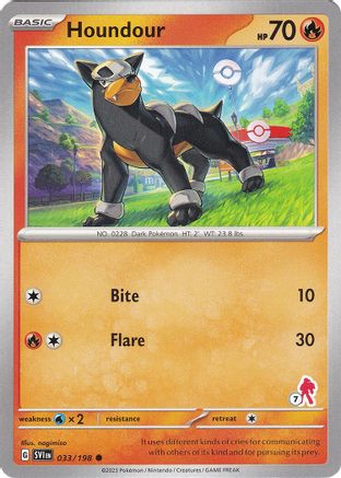 Image of Houndour - Armarouge 7 033  Battle Academy 2024 - Common