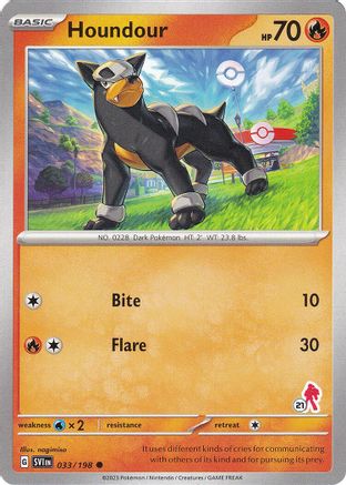 Image of Houndour - Armarouge 21 033  Battle Academy 2024 - Common