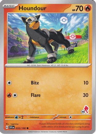 Image of Houndour - Armarouge 39 033  Battle Academy 2024 - Common