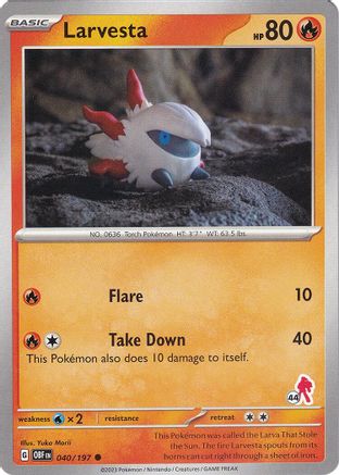 Image of Larvesta - Armarouge 44 040  Battle Academy 2024 - Common