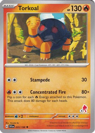 Image of Torkoal - Armarouge 4 035  Battle Academy 2024 - Uncommon