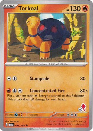 Image of Torkoal - Armarouge 53 035  Battle Academy 2024 - Uncommon