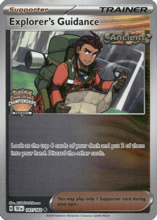 Image of Explorer's Guidance 147/162  - Reverse Holofoil League & Championship Cards - Uncommon