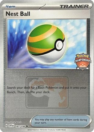 Image of Nest Ball (Europe Championships) 181/198  - Reverse Holofoil League & Championship Cards - Uncommon