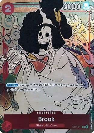 Image of Brook (English Version 1st Anniversary Set) (ST01-011) - One Piece Promotion Cards Foil
