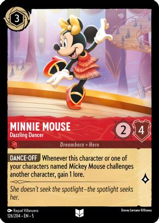 Image of Minnie Mouse - Dazzling Dancer (126/204) - Shimmering Skies