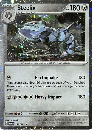 Image of Steelix 125/182  - Holofoil Miscellaneous Cards & Products - Rare