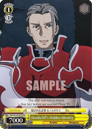 Image of Heathcliff's Hidden Identity (SAO/S20-E019 RE) - Sword Art Online Chronicle Set