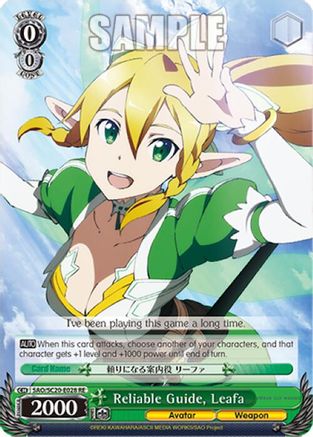 Image of Reliable Guide, Leafa (SAO/SC20-E028 RE) - Sword Art Online Chronicle Set