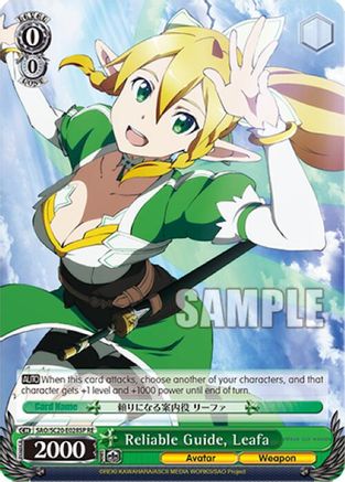 Image of Reliable Guide, Leafa (SP) (SAO/SC20-E028SP RE) - Sword Art Online Chronicle Set