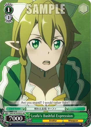 Image of Leafa's Bashful Expression (SAO/S20-E035 RE) - Sword Art Online Chronicle Set