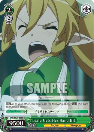 Image of Leafa Gets Her Hand Bit (SAO/S20-E036 RE) - Sword Art Online Chronicle Set