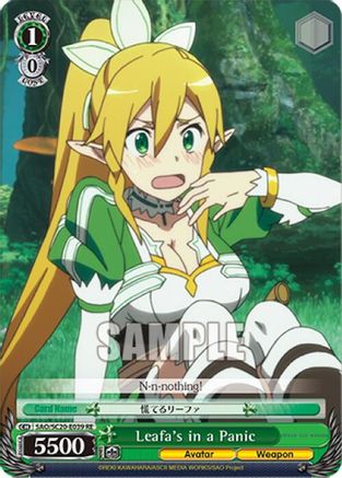 Image of Leafa's in a Panic (SAO/SC20-E039 RE) - Sword Art Online Chronicle Set