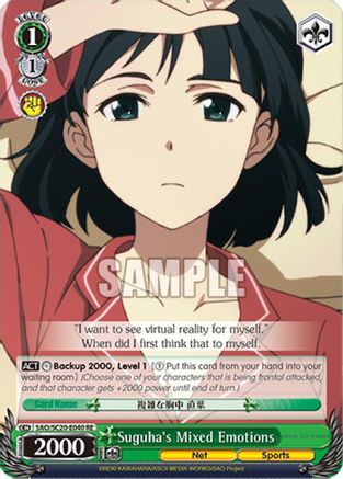 Image of Suguha's Mixed Emotions (SAO/S20-E040 RE) - Sword Art Online Chronicle Set