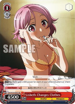 Image of Lisbeth Changes Clothes (SAO/SC20-E052 RE) - Sword Art Online Chronicle Set