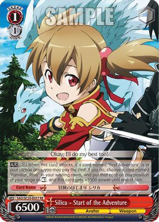 Image of Silica - Start of the Adventure (SAO/S20-E057 RE) - Sword Art Online Chronicle Set