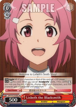 Image of Lisbeth the Blacksmith (SAO/SC20-E061 RE) - Sword Art Online Chronicle Set