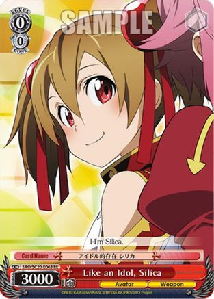 Image of Like an Idol, Silica (SAO/SC20-E063 RE) - Sword Art Online Chronicle Set