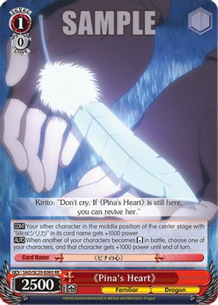 Image of Pina's Heart (SAO/SC20-E065 RE) - Sword Art Online Chronicle Set