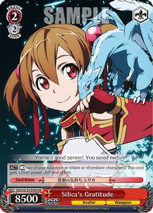 Image of Silica's Gratitude (SAO/S20-E069 RE) - Sword Art Online Chronicle Set