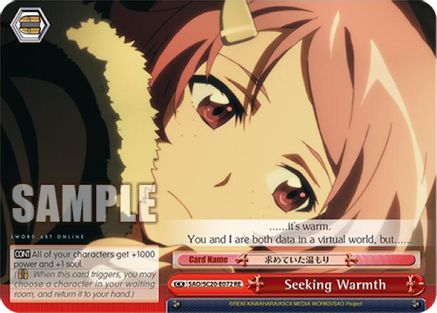 Image of Seeking Warmth (SAO/S20-E072 RE) - Sword Art Online Chronicle Set