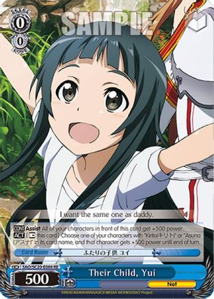 Image of Their Child, Yui (SAO/SC20-E088 RE) - Sword Art Online Chronicle Set