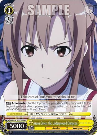 Image of Asuna Enters the Underground Dungeon (SAO/SC20-E105 RE) - Sword Art Online Chronicle Set
