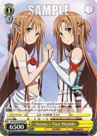 Image of Asuna - Two Worlds (SAO/S20-PE04 RE) - Sword Art Online Chronicle Set