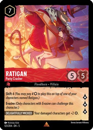 Image of Ratigan - Party Crasher (123/204) - Shimmering Skies