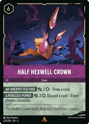 Image of Half Hexwell Crown (223/204) - Illumineers Quest Deep Trouble Holofoil