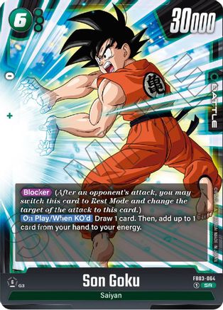 Image of Son Goku - FB03-064 (FB03-064) - Raging Roar Holofoil