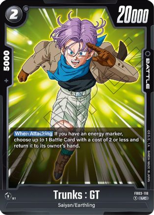 Image of Trunks : GT - FB03-118 (FB03-118) - Raging Roar