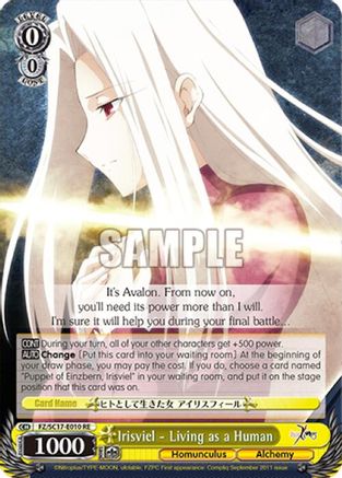 Image of Irisviel - Living as a Human (FZ/SC17-E010 RE) - Fate/Zero Chronicle Set
