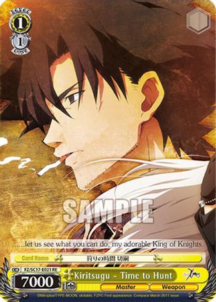 Image of Kiritsugu - Time to Hunt (FZ/SC17-E021 RE) - Fate/Zero Chronicle Set