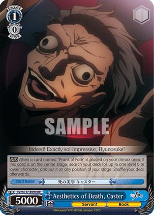 Image of Aesthetics of Death, Caster (FZ/SC17-E090 RE) - Fate/Zero Chronicle Set
