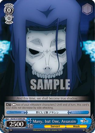 Image of Many, but One, Assassin (FZ/SC17-E093 RE) - Fate/Zero Chronicle Set