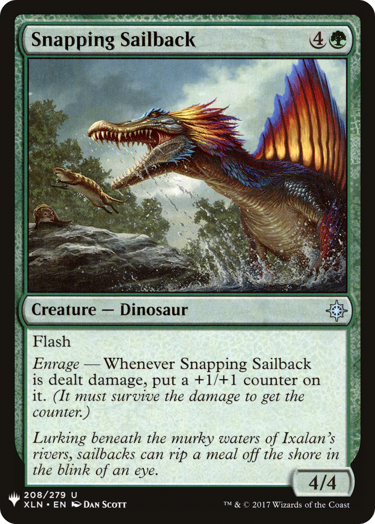 Image of Snapping Sailback (LIST-208) - The List