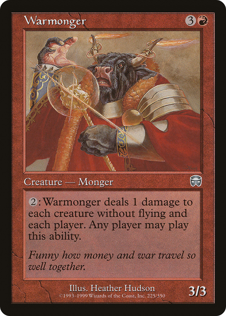 Image of Warmonger (MMQ-225) - Mercadian Masques