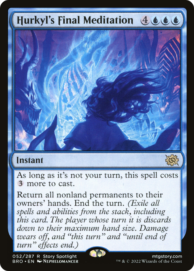 Image of Hurkyl's Final Meditation (BRO-052) - The Brothers' War Foil