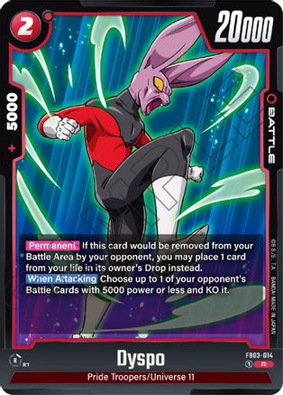 Image of Dyspo - FB03-014 (FB03-014) - Raging Roar Holofoil