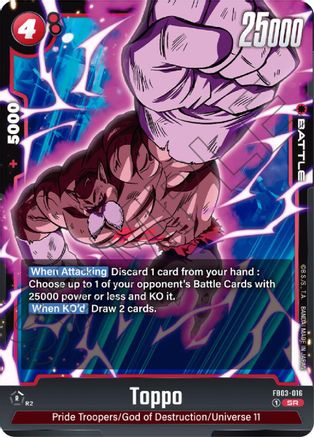 Image of Toppo - FB03-016 (FB03-016) - Raging Roar Holofoil