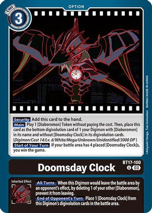 Image of Doomsday Clock (BT17-100) - Secret Crisis