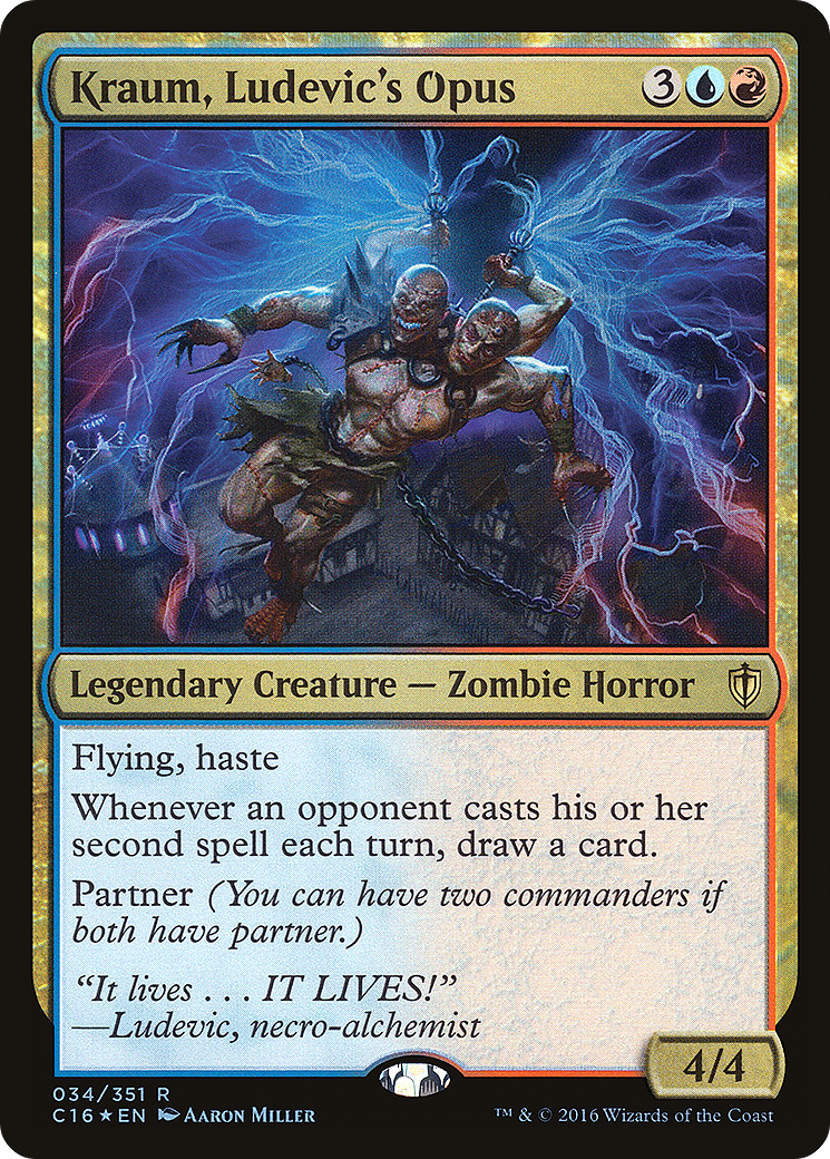 Image of Kraum, Ludevic's Opus (C16-034) - Commander 2016 Foil