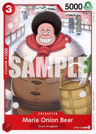 Image of Maria Onion Bear (OP08-009) - Two Legends